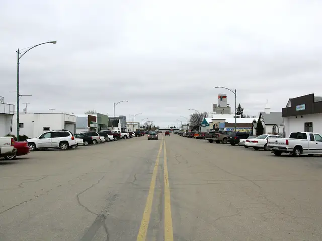 Main Street looking down the road