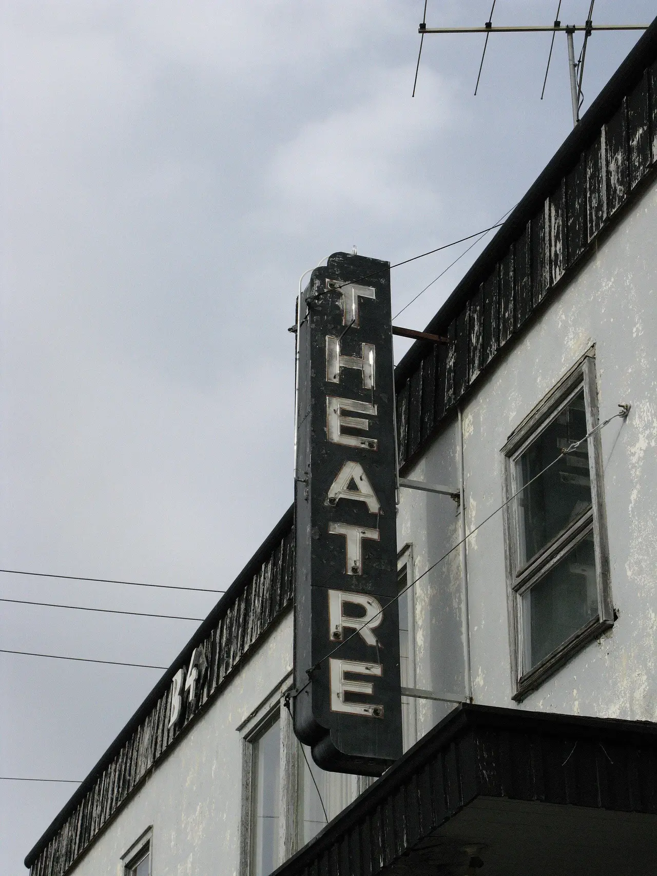 Foam Lake Theatre sign, 2008